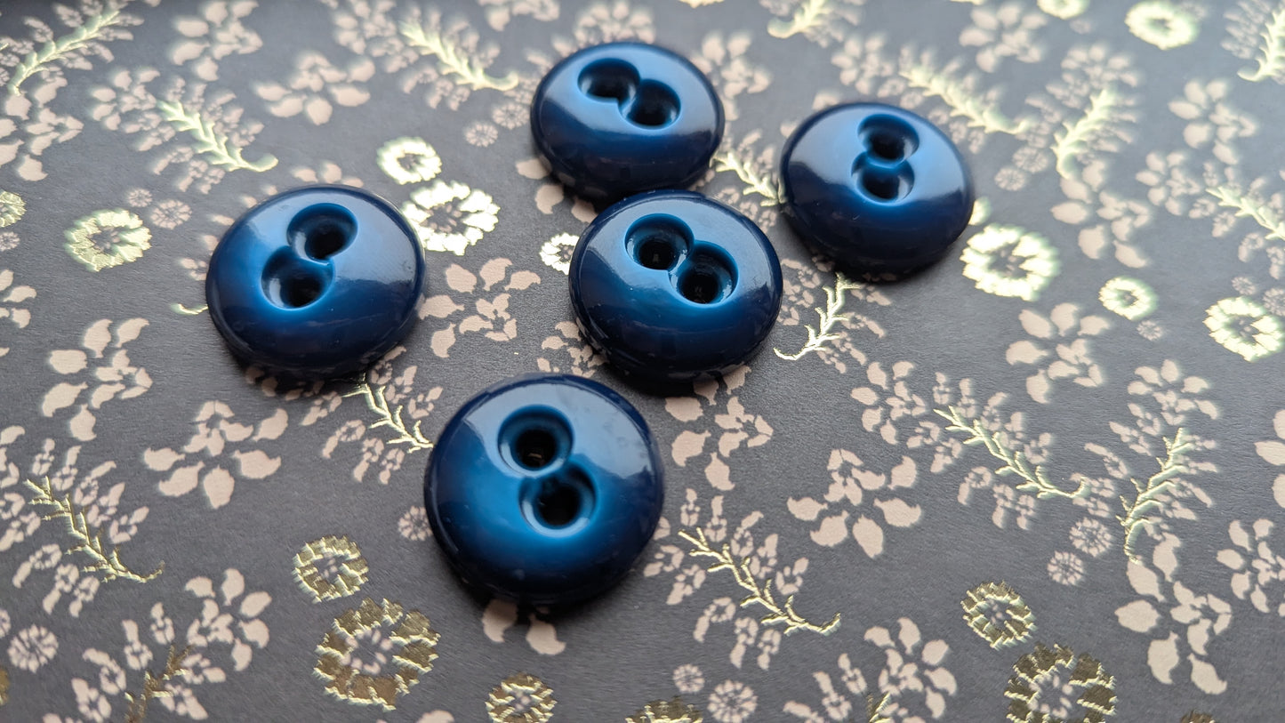 Blue buttons