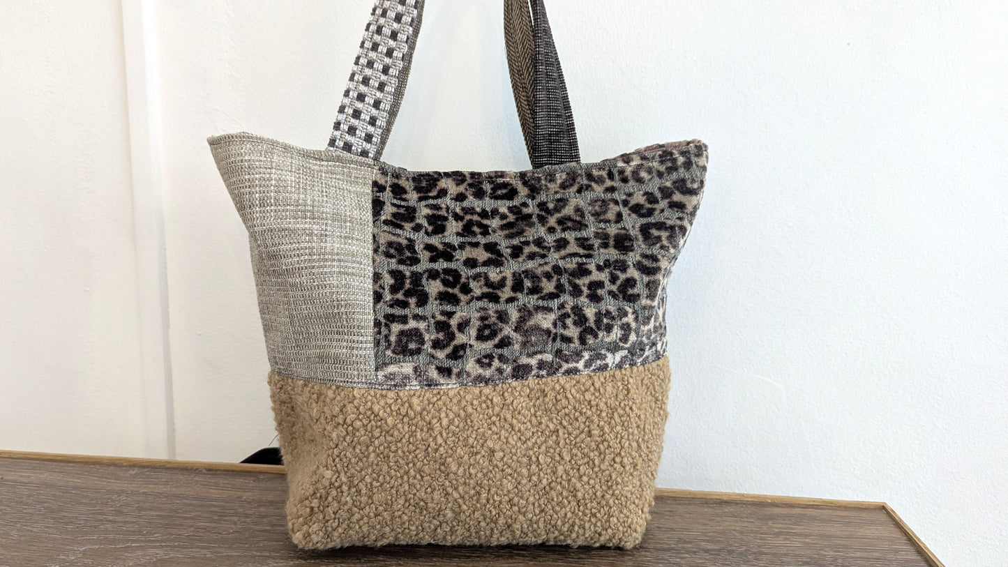 Upcycle textiles Tote bag