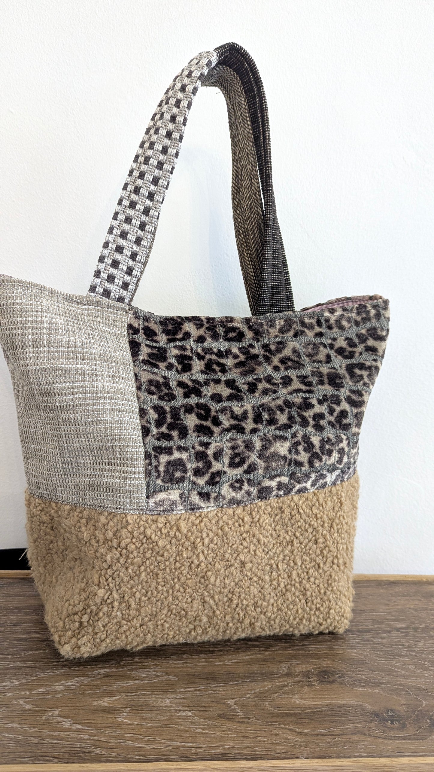 Upcycle textiles Tote bag