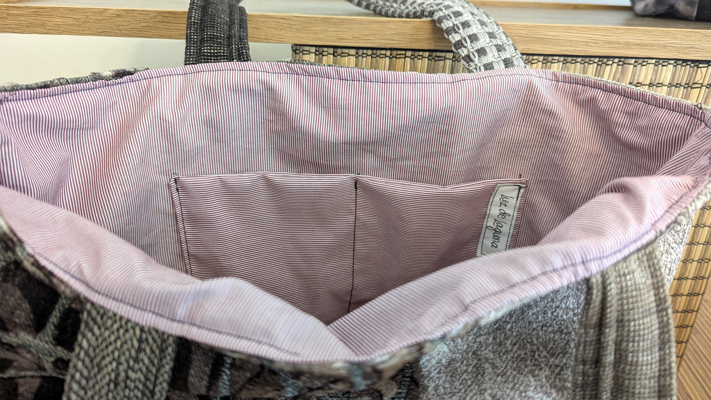 Upcycle textiles Tote bag