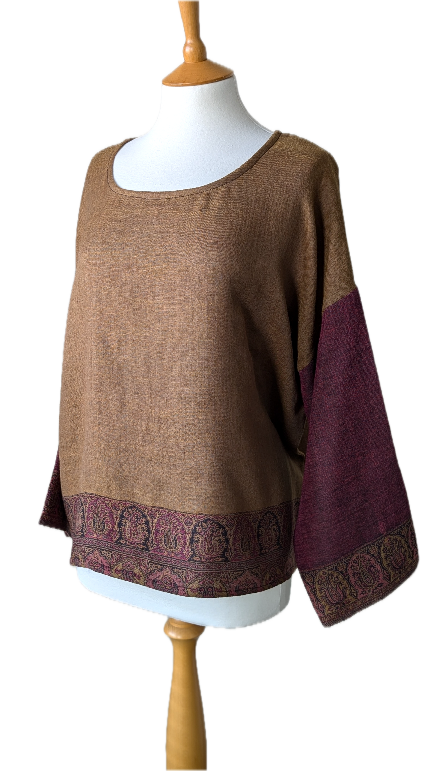 Luz Upcycles wool top