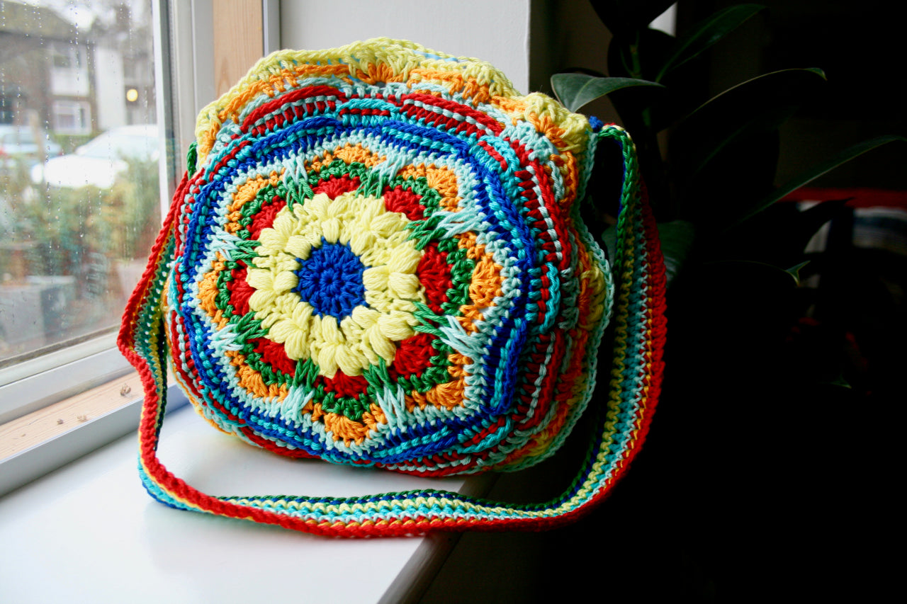 Granny crochet shopper bag pattern (234)