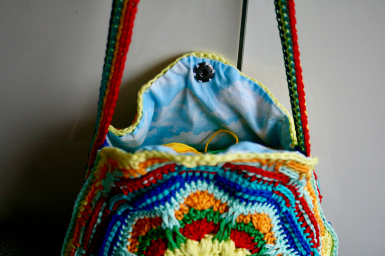 Granny crochet shopper bag pattern (234)