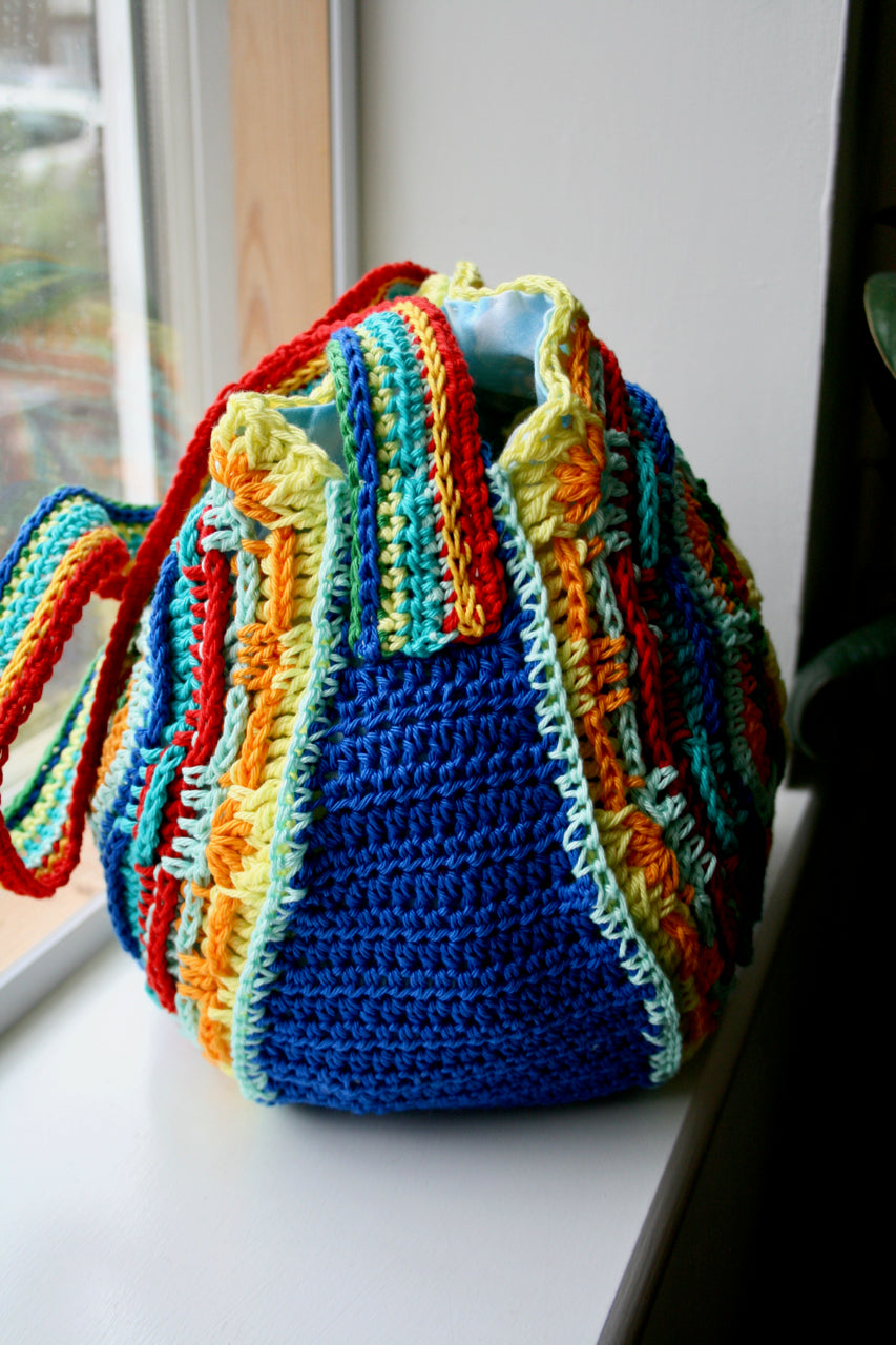 Granny crochet shopper bag pattern (234)