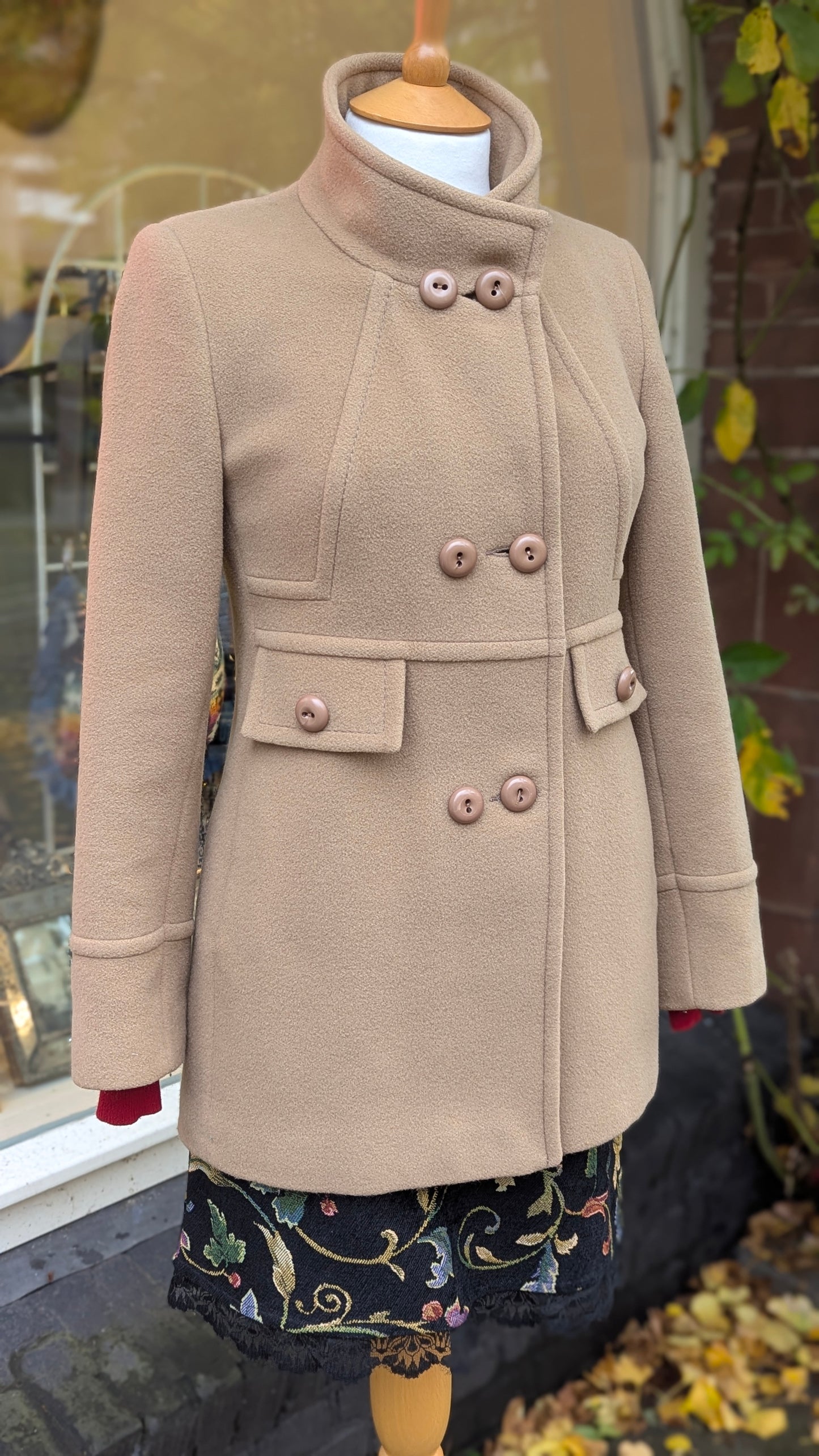 Vintage Camel Wool Coat