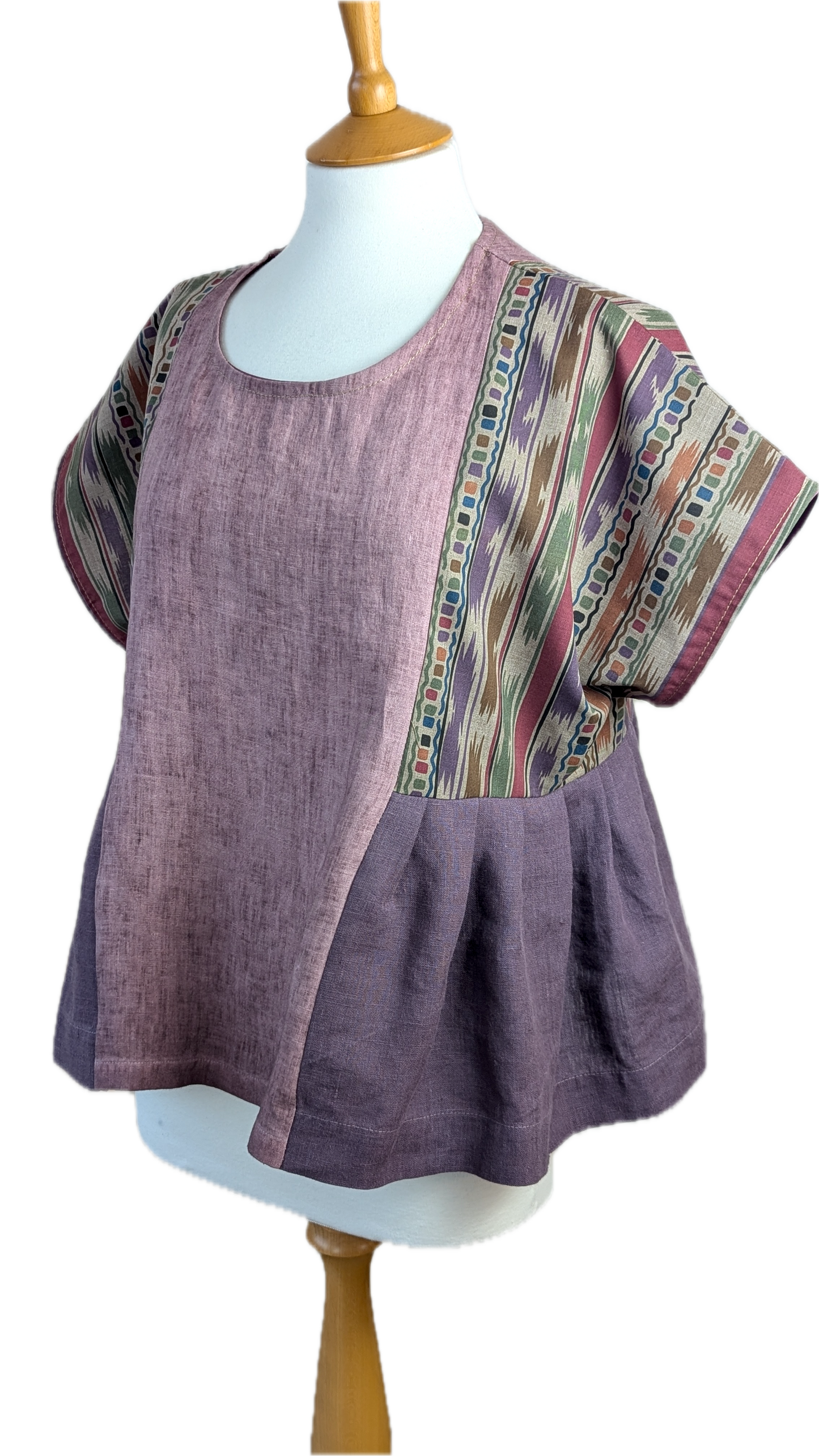 Upcycle linens tunic