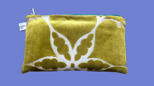Upcycle upholstery fabric pouches