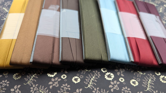 Satin bias tape