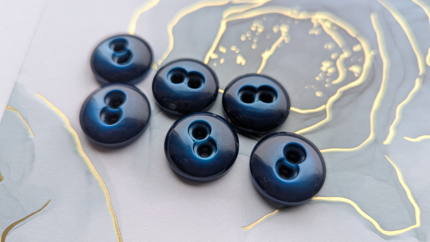 Blue buttons
