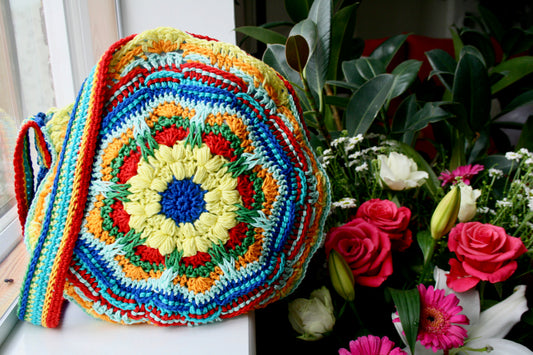 Granny crochet shopper bag pattern (234)