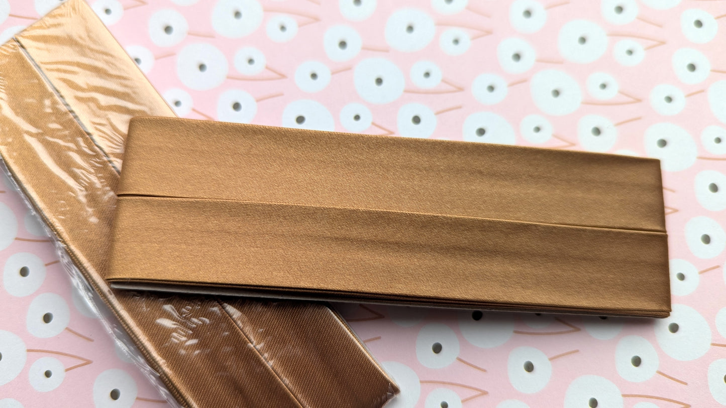 Satin bias tape