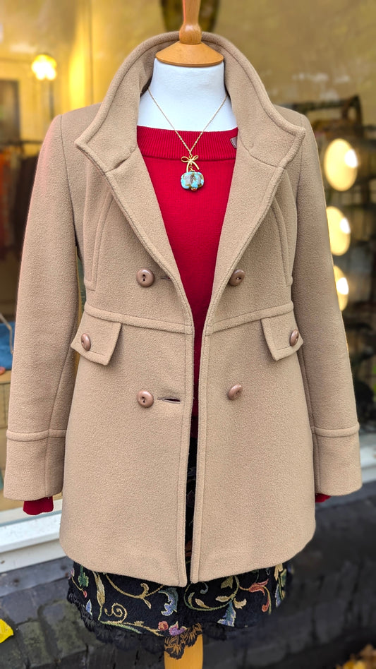 Vintage Camel Wool Coat