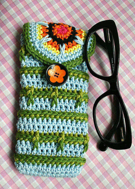 crochet glasses case pattern (205)