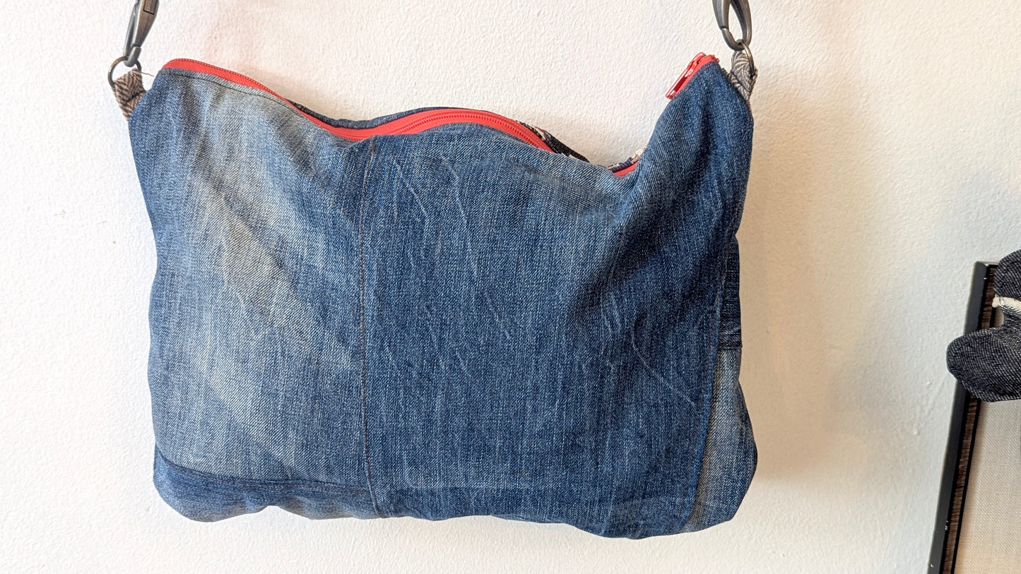Upcycle Houses of Amsterdam and denim crossbody bag