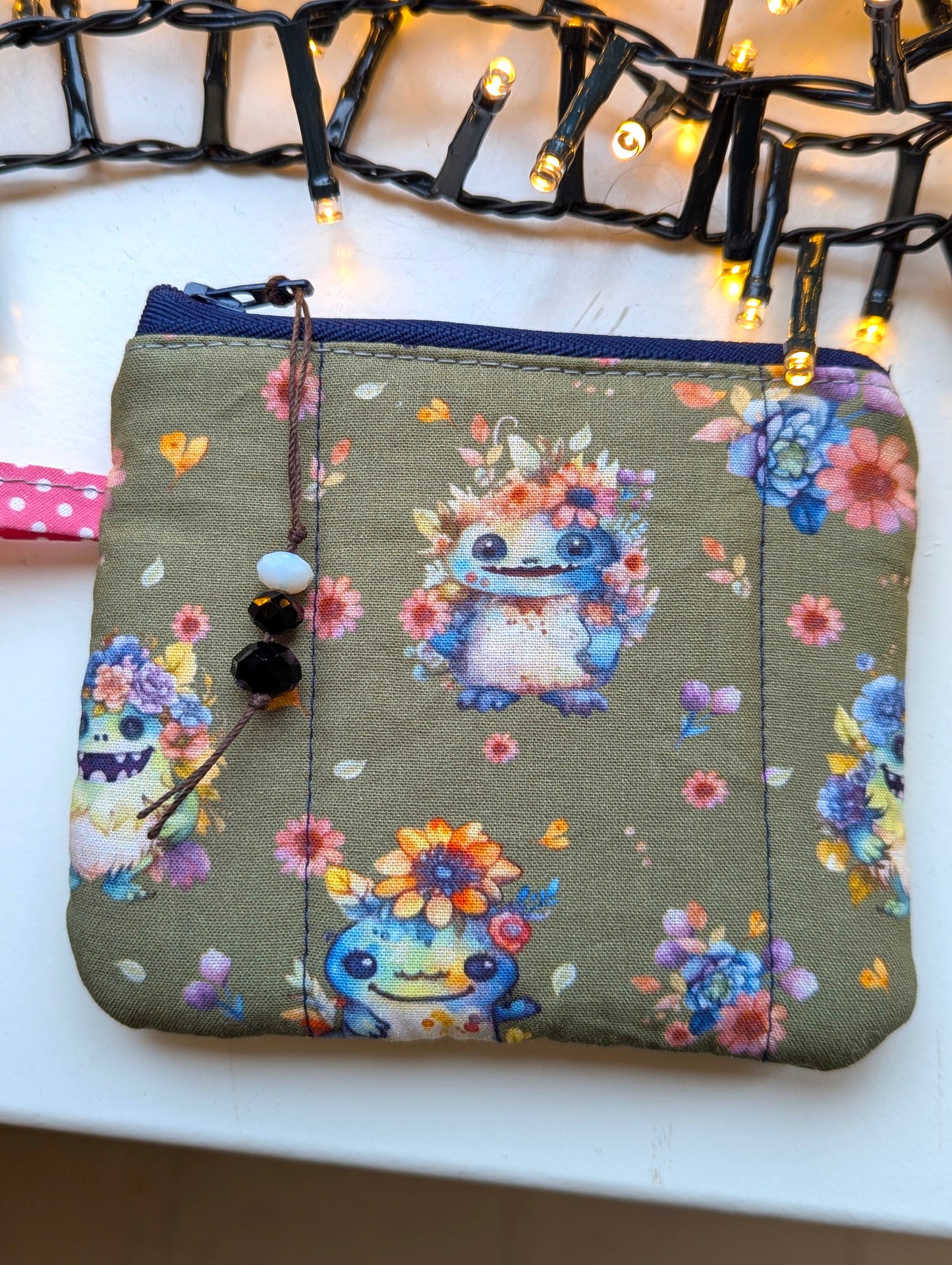 Handmade Little Monsters Quilted Wallet