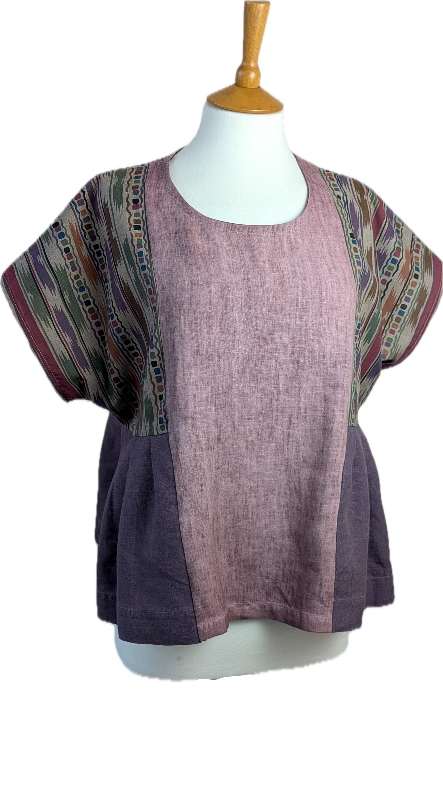Upcycle linens tunic