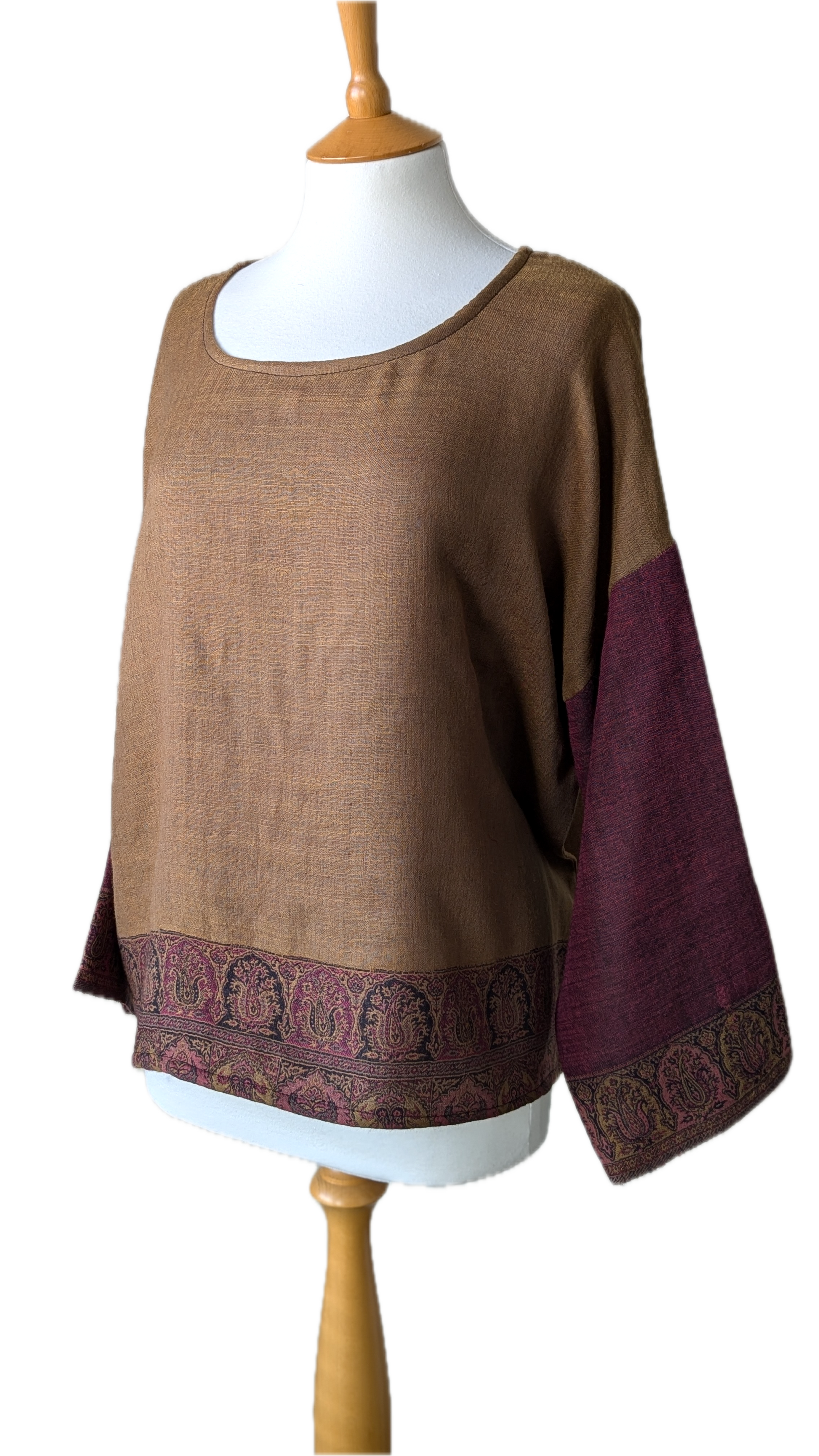 Luz Upcycles wool top