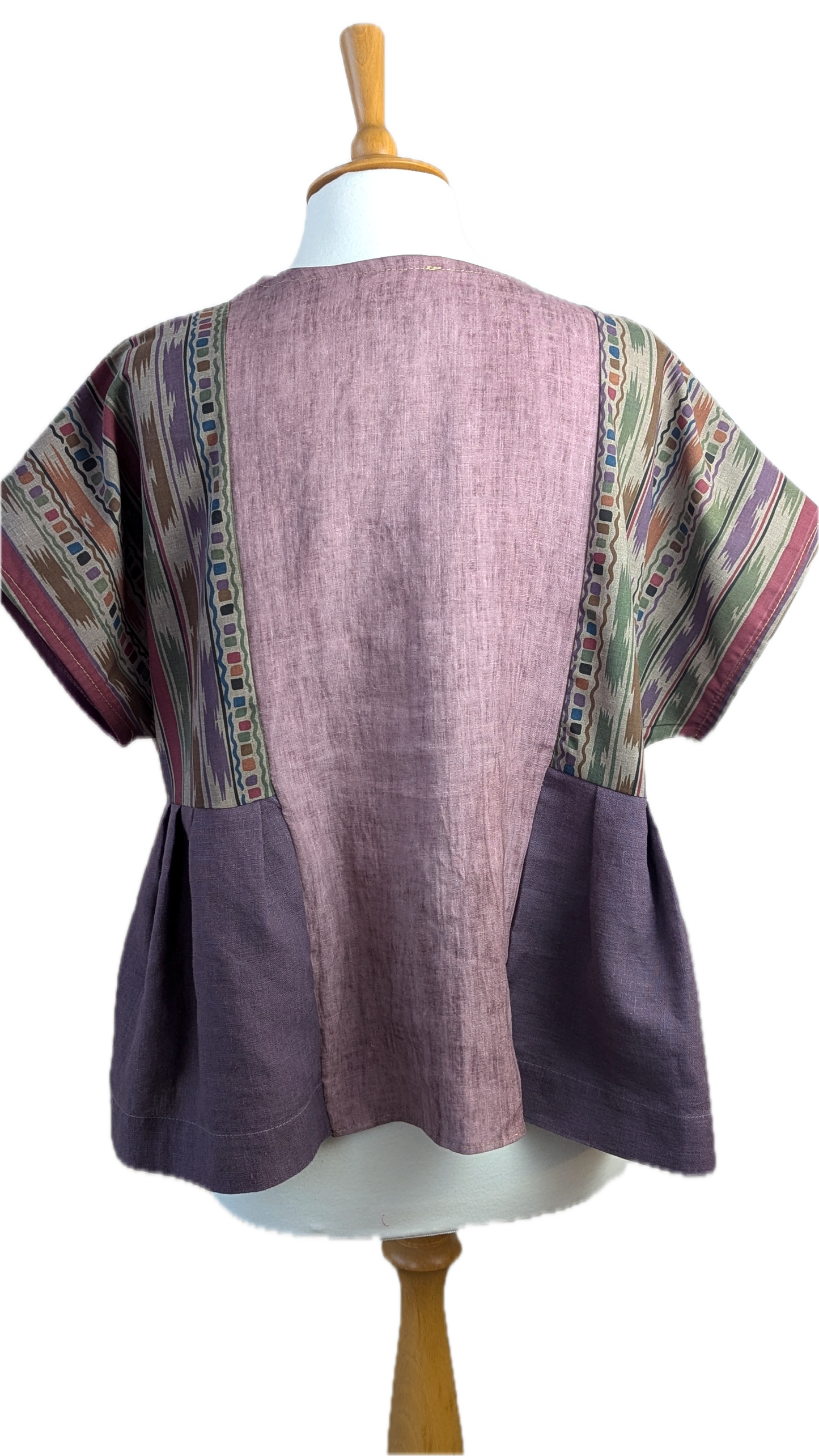 Upcycle linens tunic
