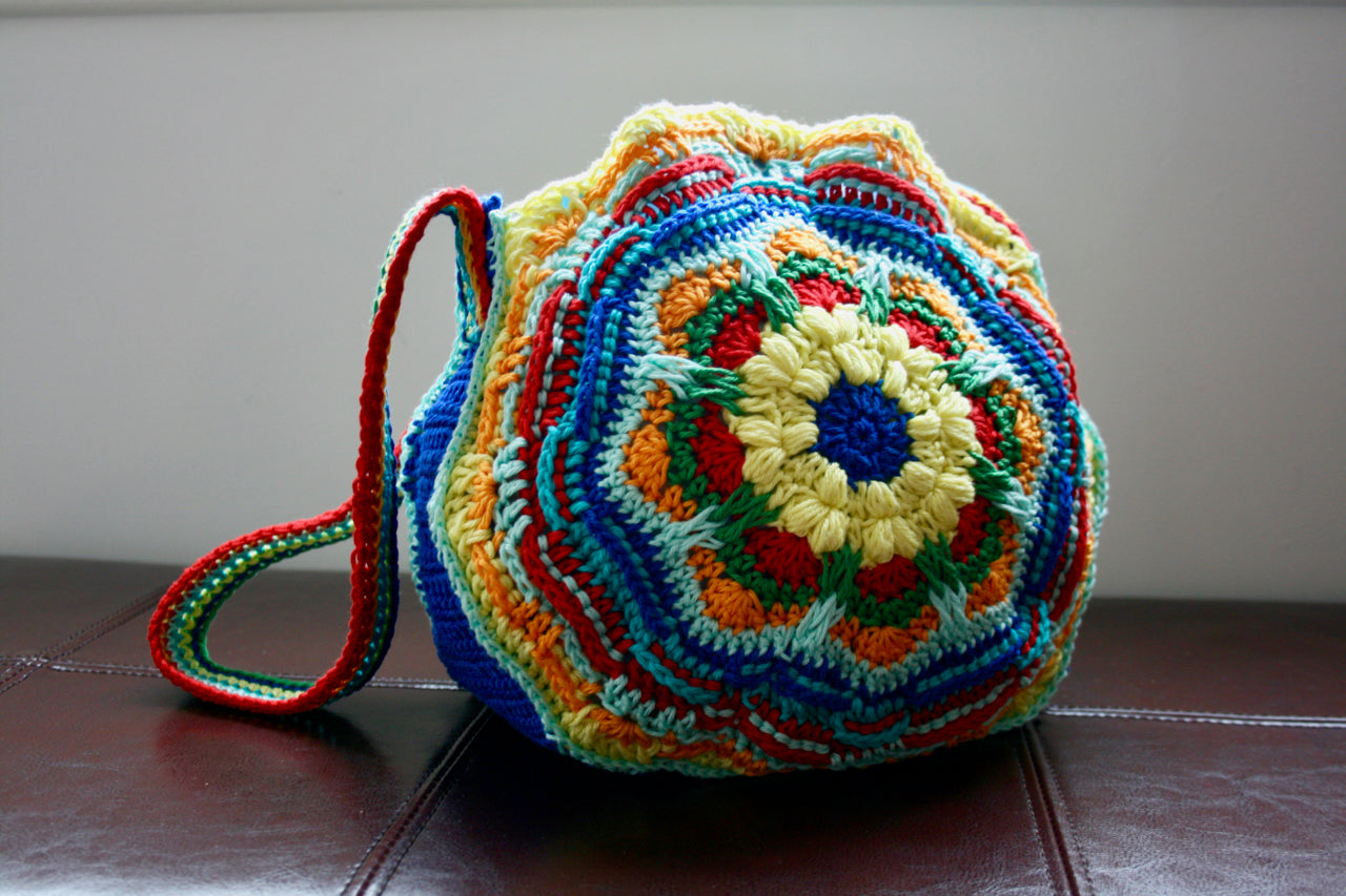 Granny crochet shopper bag pattern (234)