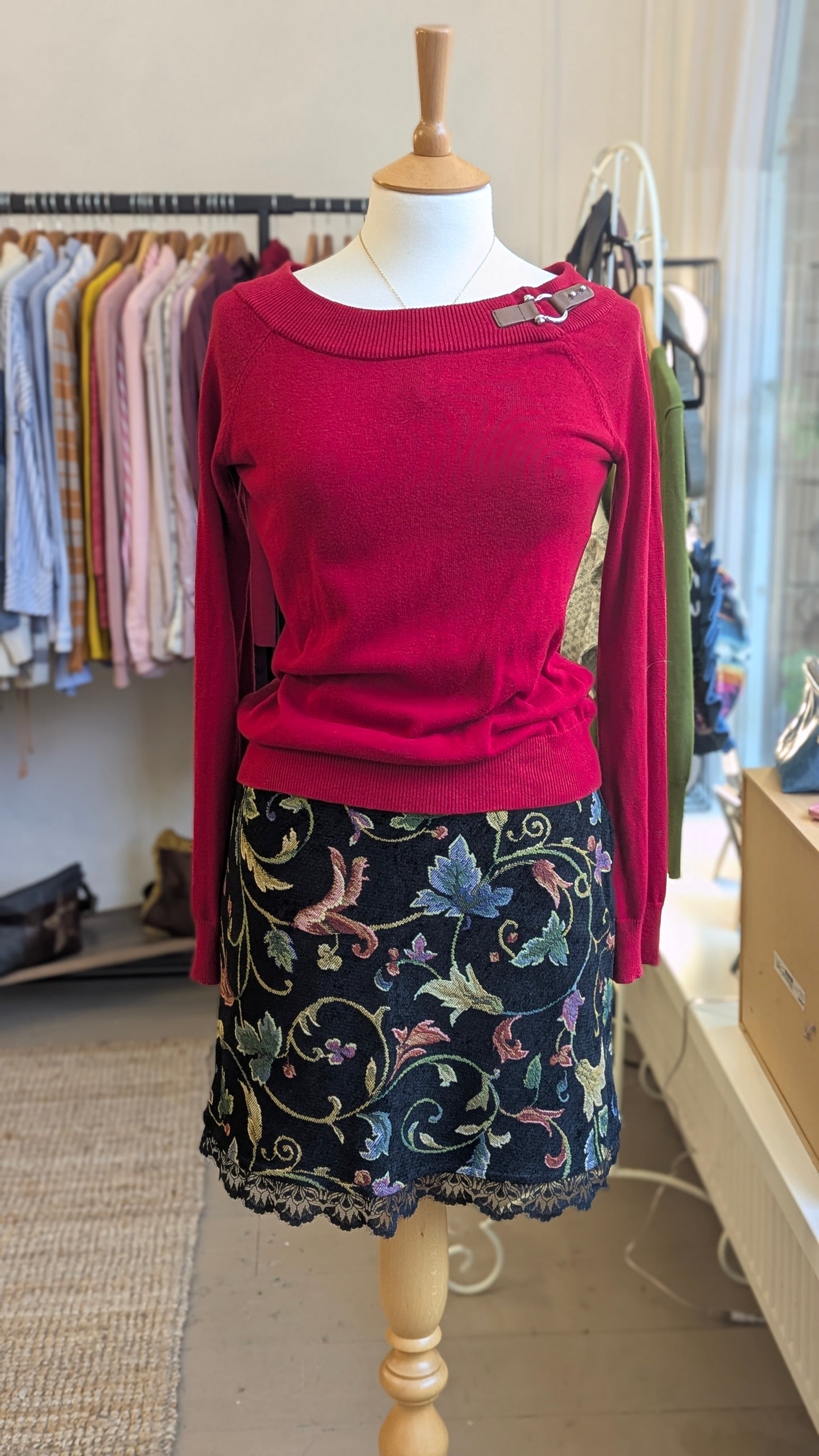 Vintage Tapestry mini skirt