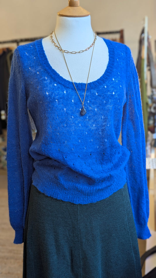 Vintage Knitted Lace Sweater