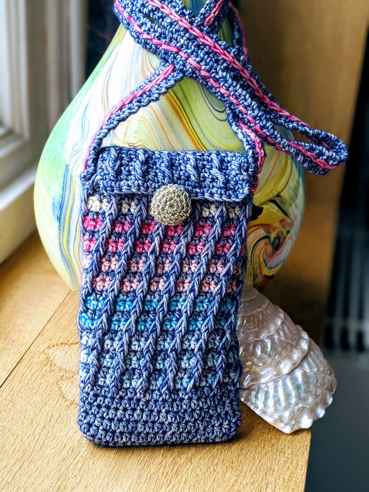 Phone case granny crochet bag pattern 292