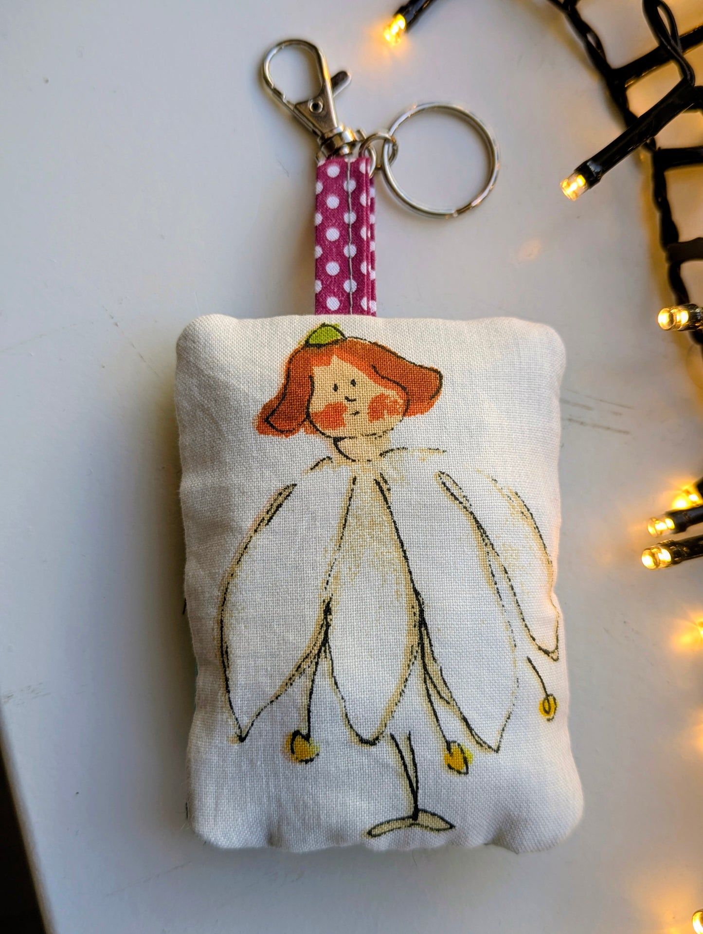 Handmade Fairy Fabric Keychain
