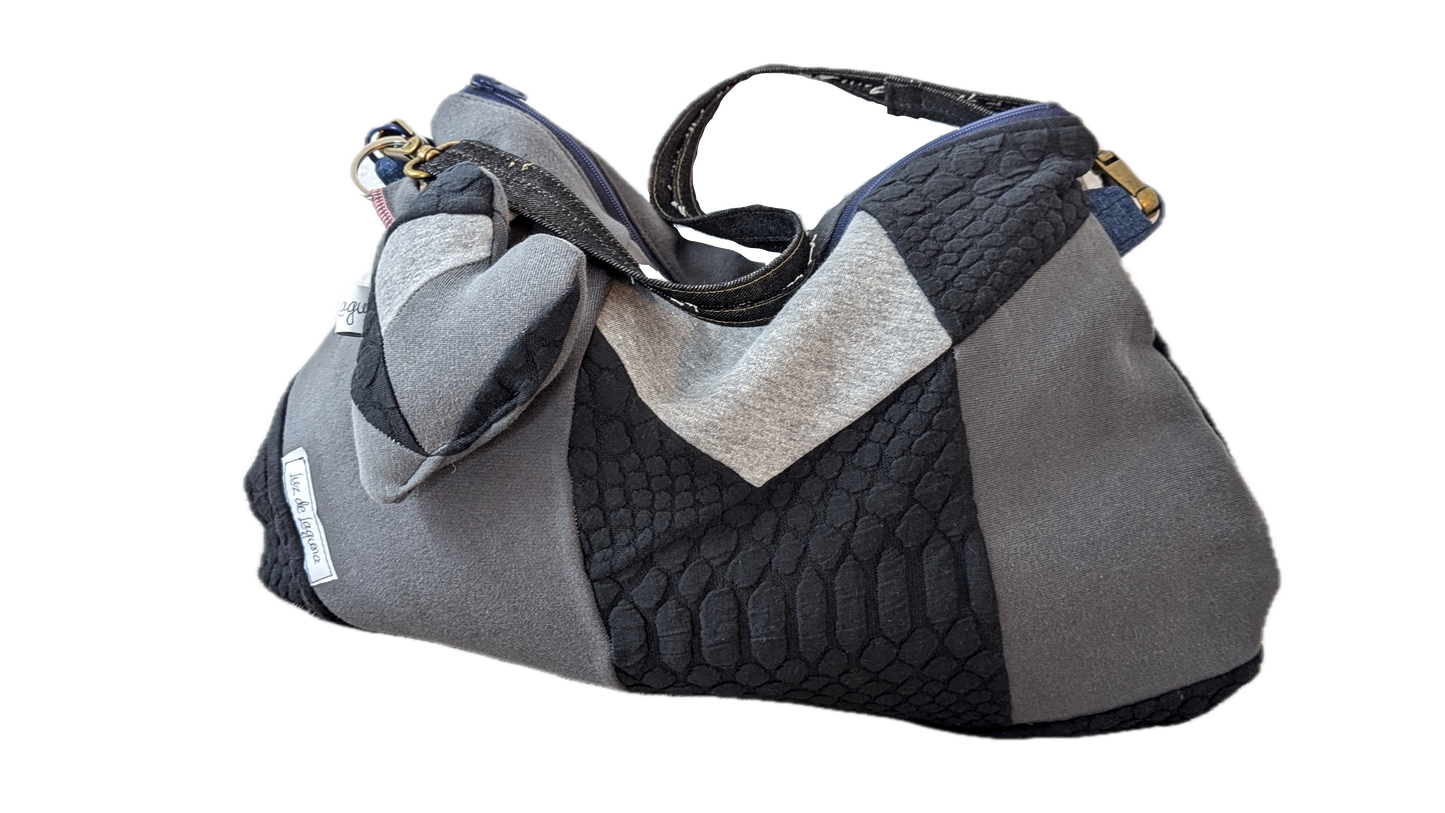 Upcycle hoodie into a hobo bag