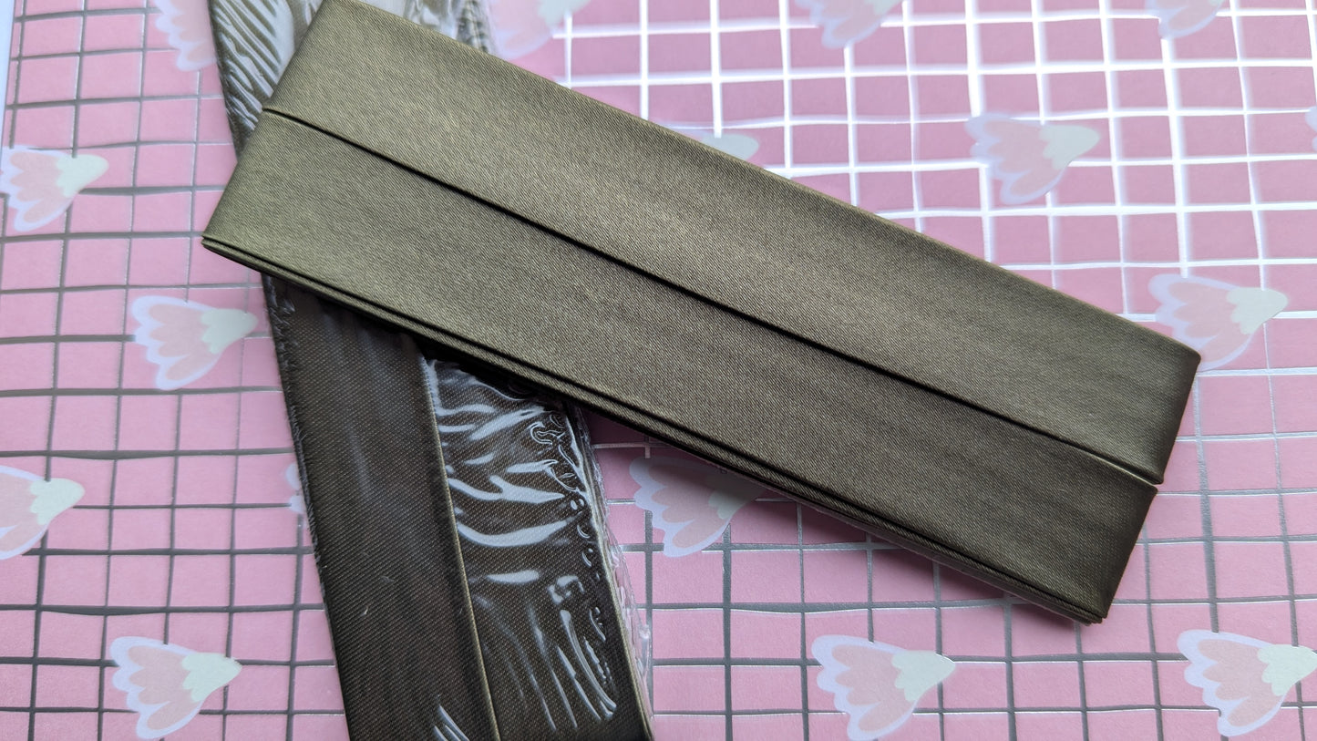Satin bias tape