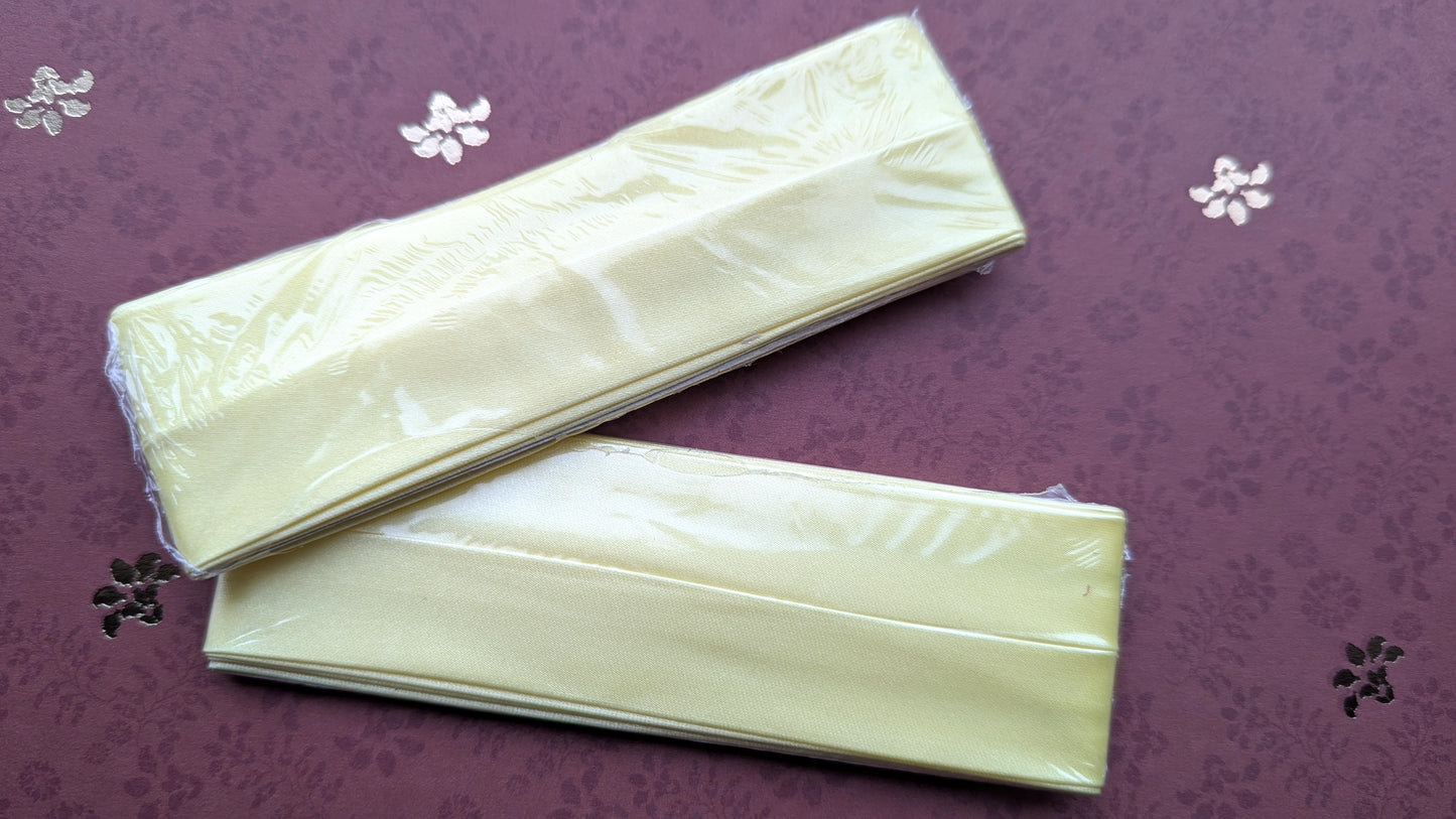 Satin bias tape